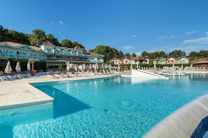 Maison Sur Golf Avec Piscine Chauffee A Lacanau Ocean Екстериор снимка